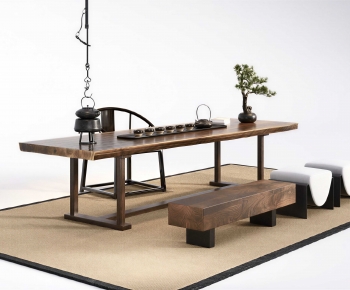 New Chinese Style Tea Tables And Chairs-ID:820950981