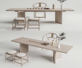 New Chinese Style Tea Tables And Chairs-ID:988440992