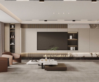 Modern A Living Room-ID:597487939