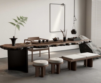 New Chinese Style Tea Tables And Chairs-ID:205051902