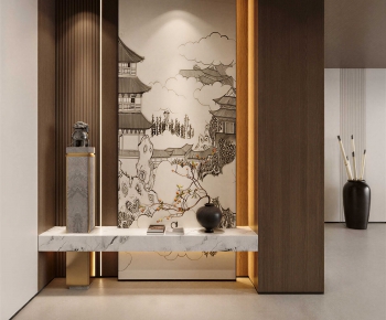 New Chinese Style Hallway-ID:429533967