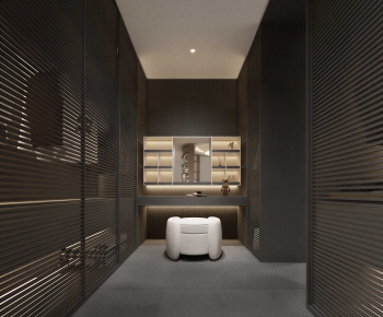 Modern Clothes Storage Area-ID:524806028