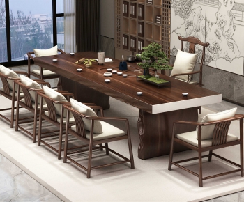 New Chinese Style Tea Tables And Chairs-ID:159271007