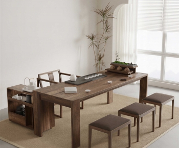 New Chinese Style Tea Tables And Chairs-ID:446860077