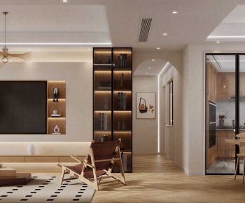 Modern A Living Room-ID:845529089