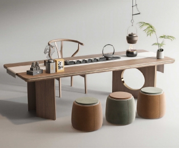 New Chinese Style Tea Tables And Chairs-ID:153553018