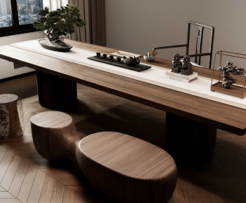 New Chinese Style Tea Tables And Chairs-ID:420306922