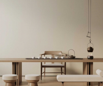 New Chinese Style Tea Tables And Chairs-ID:268481972