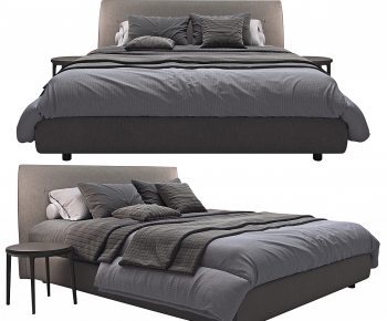 Modern Double Bed-ID:647838124