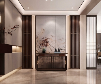 New Chinese Style Hallway-ID:466161971