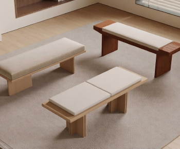 Wabi-sabi Style Stool For Changing Shoes-ID:995491036