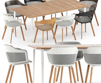 Modern Dining Table And Chairs-ID:368257054