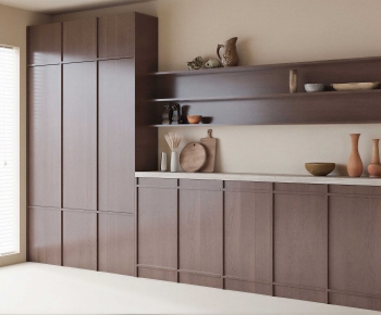 Wabi-sabi Style Kitchen Cabinet-ID:822107084