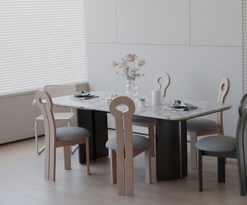 Modern Dining Table And Chairs-ID:765569938