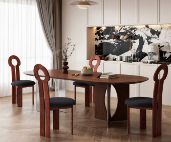 Modern Dining Table And Chairs-ID:771872041
