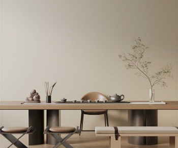 New Chinese Style Tea Tables And Chairs-ID:912784104