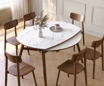 Nordic Style Dining Table And Chairs-ID:618979937