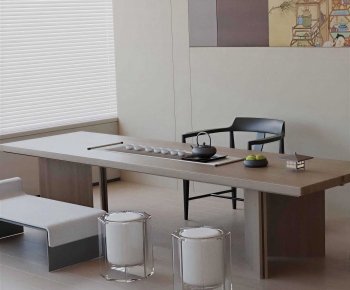 New Chinese Style Tea Tables And Chairs-ID:772455939