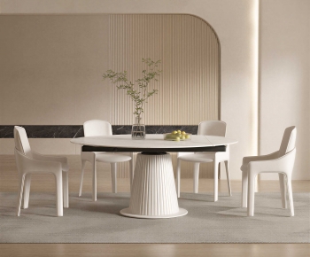 Modern Dining Table And Chairs-ID:335395108