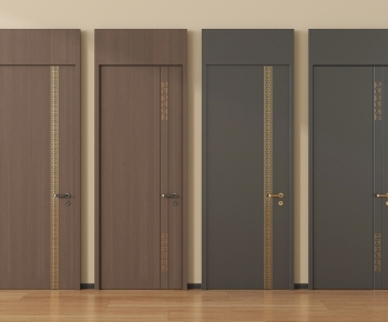 New Chinese Style Single Door-ID:565542946