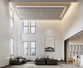 Modern Office Reception Desk-ID:862113009