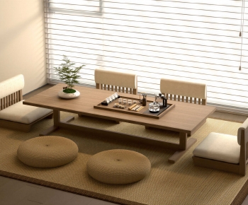 Japanese Style Tea Tables And Chairs-ID:407004125