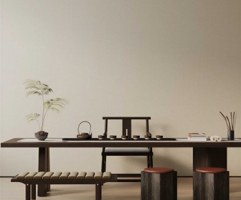 New Chinese Style Tea Tables And Chairs-ID:216985941