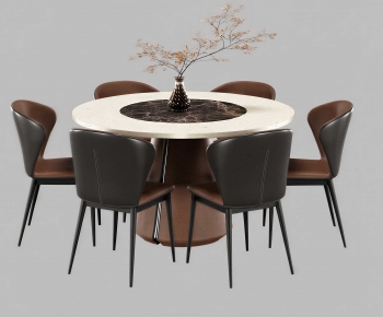 Modern Dining Table And Chairs-ID:592611076