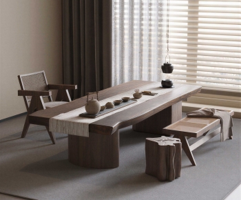 New Chinese Style Tea Tables And Chairs-ID:373346093