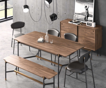 Modern Dining Table And Chairs-ID:982189298