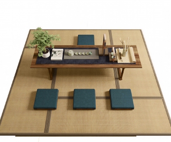 Japanese Style Tea Tables And Chairs-ID:838005077