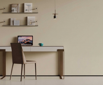 Modern Computer Desk And Chair-ID:308486945