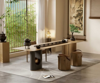 New Chinese Style Tea Tables And Chairs-ID:621094942