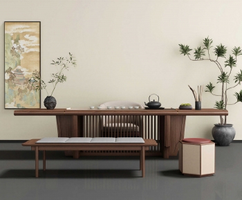 New Chinese Style Tea Tables And Chairs-ID:638763901