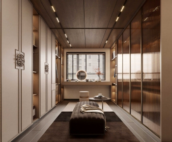 New Chinese Style Clothes Storage Area-ID:891424898