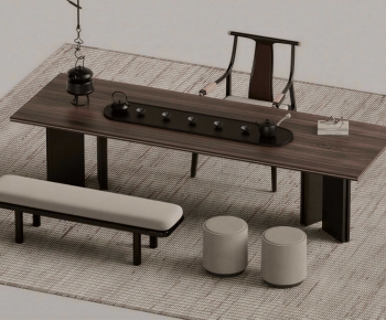 New Chinese Style Tea Tables And Chairs-ID:320575958