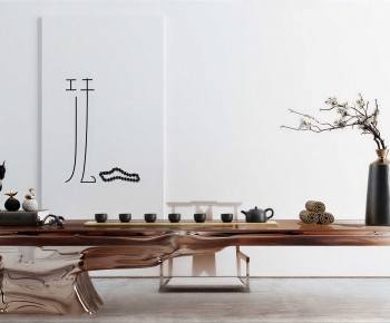 New Chinese Style Tea Tables And Chairs-ID:273688085