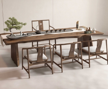 New Chinese Style Tea Tables And Chairs-ID:614087106