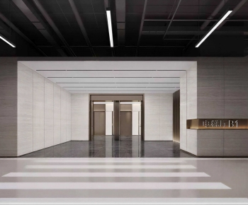 Modern Underground Parking Lot-ID:488491147