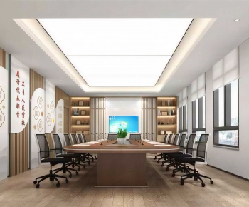 New Chinese Style Meeting Room-ID:545002948