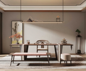 New Chinese Style Tea House-ID:737011917