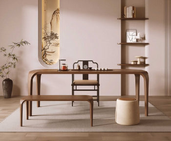 New Chinese Style Tea Tables And Chairs-ID:727715029