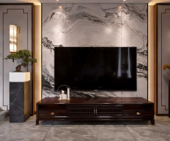 New Chinese Style TV Cabinet-ID:644934899