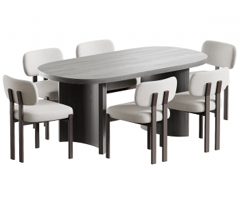 Modern Dining Table And Chairs-ID:473412045