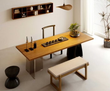 New Chinese Style Tea Tables And Chairs-ID:261288887