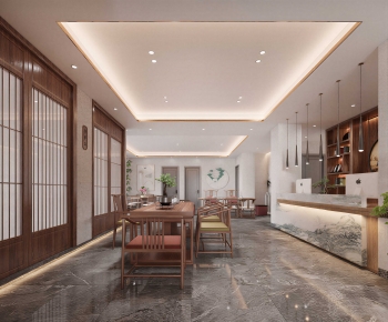 New Chinese Style Teahouse Tea House-ID:197799262