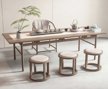 New Chinese Style Tea Tables And Chairs-ID:762317908