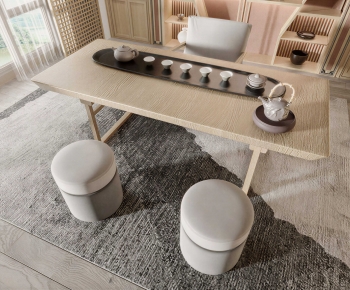 New Chinese Style Tea Tables And Chairs-ID:593616017