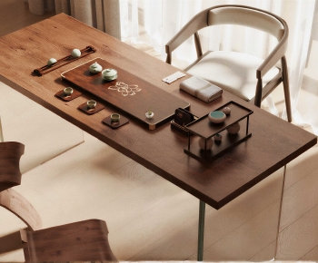 New Chinese Style Tea Tables And Chairs-ID:818886045