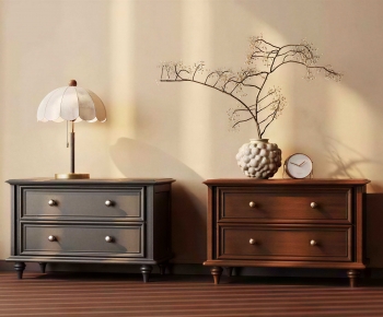 French Style Bedside Cupboard-ID:109957935